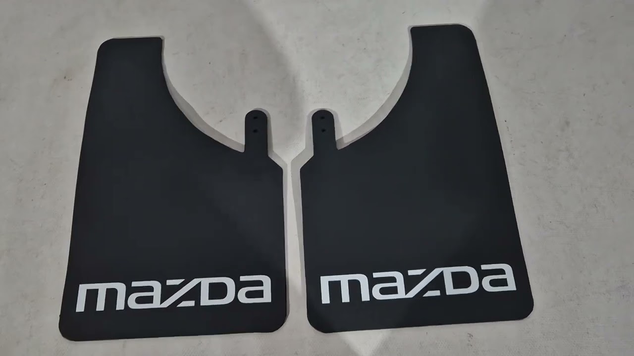 Mazda Универсальные брызговики Polytep (230*375, 2 шт) Video 1