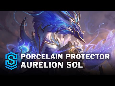 Porcelain Protector Aurelion Sol Skin Spotlight - League of Legends