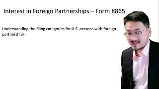 Form 8865 Introduction: Foreign Partnership Reporting Requirements