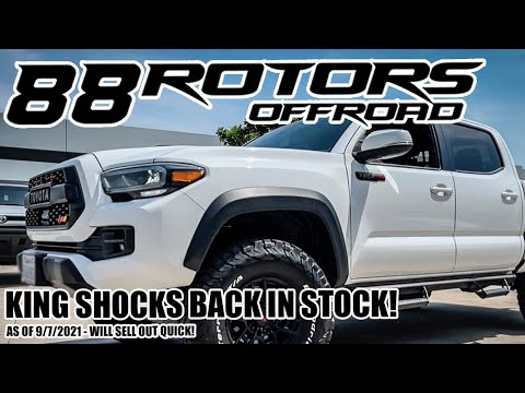 4 LIFTED TACOMAS ON KING SHOCKS AND 2 OTHERS ON BILSTEIN