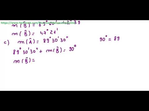 Clasa a VI-a - Unghiuri - Unghiuri complementare si suplementare - ex 1