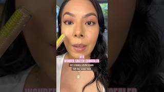 NYX wonder snatch concealer on creasy undereyes