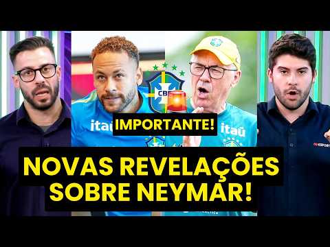 INFORMAÇÃO! “UM JORNALISTA REVELOU que o NEYMAR SÓ FOI CONVOCADO pelo ANCELOTTI pra COPA porque…”