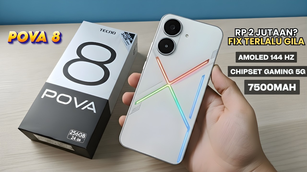 SPEKNYA BIKIN NGILER‼️TECNO POVA 8 | JAGOAN BARU KELAS 2 JUTAAN?