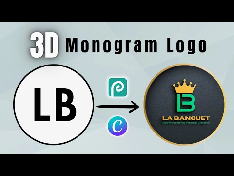 Create a Professional Monogram Logo Using Canva Shapes Step by Step