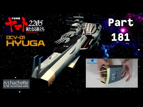 Hachette JP Space Combat Carrier Hyuga Part 181 - Erste Teile für den vorderen Antrieb!