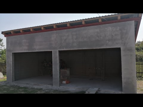 Construction of a car garage(gradnja garaže za auto)@homeworldtech3305@YouTube @SETIndia