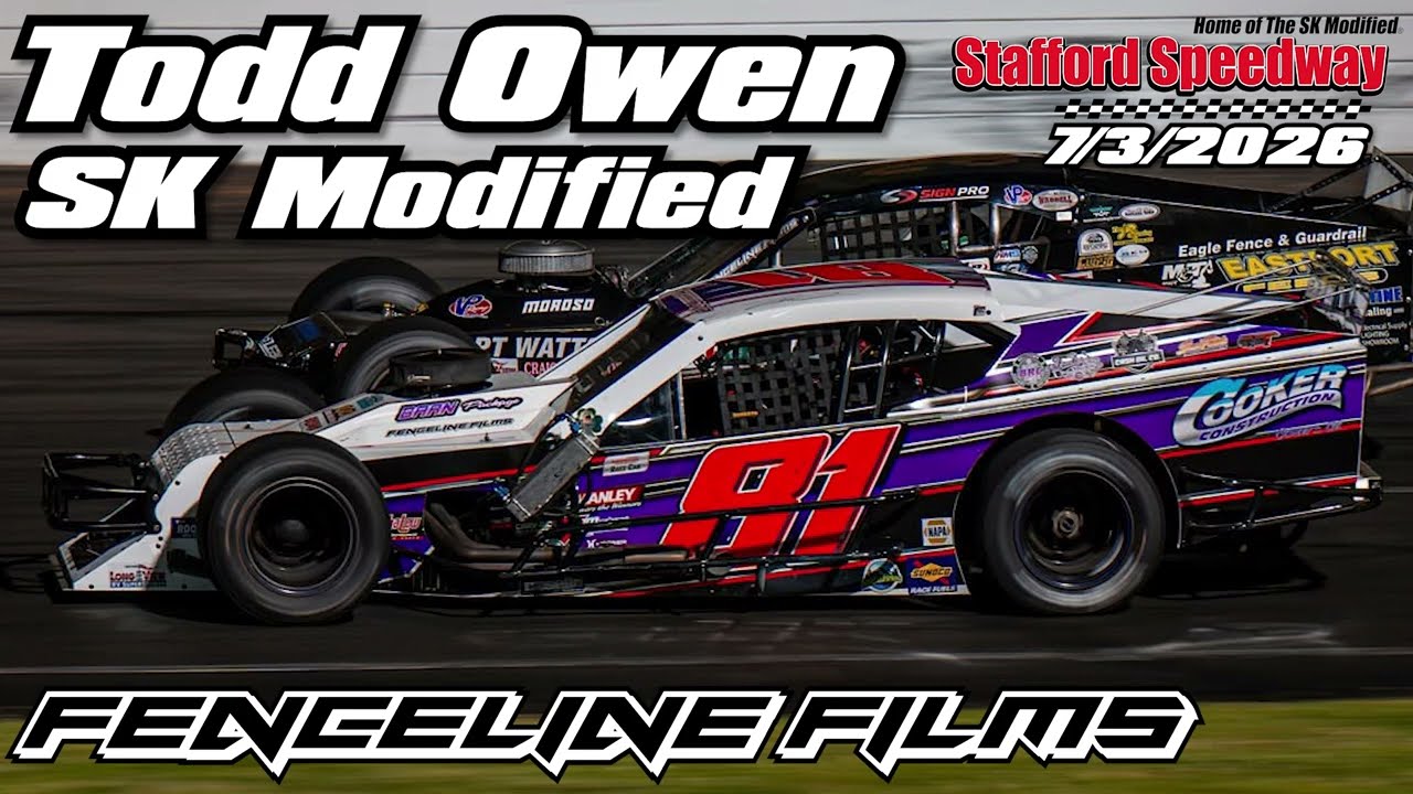 Todd Owen SK Modified at Stafford Speedway