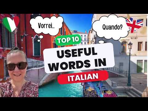 Learn 10 Useful Italian Words Tourists MUST Know 🇮🇹