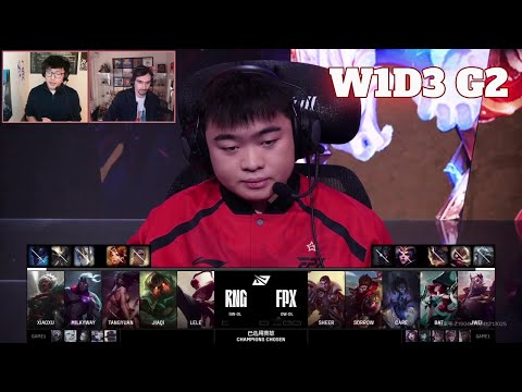 FPX vs RNG - Game 2 | Week 1 Day 3 LPL Winter 2025 | FunPlus Phoenix vs Royal Never Give Up G2 full
