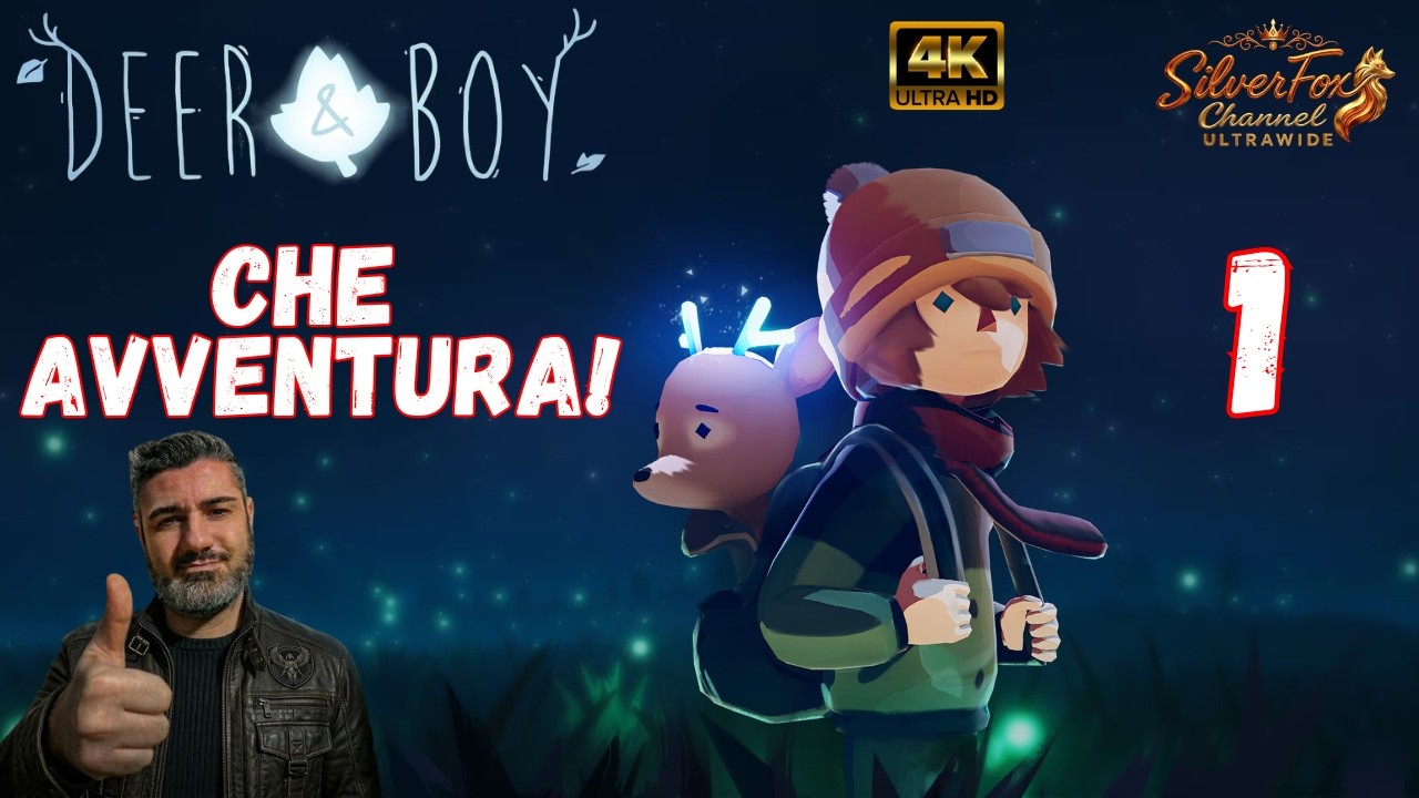 DEER & BOY - 01 - GAMEPLAY ITA - PC - PS5 - WALKTHROUGH - ULTRAWIDE - 21:9 - 4K