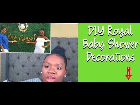 DIY Royal Baby Shower Decorations