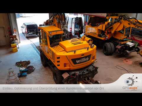 Telematik : Einbau GPSauge Tutorial – Atlas Zweiwegebagger 1604 KZW