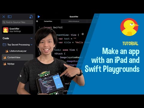 Make an app with an iPad and Swift Playgrounds 4
