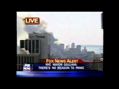 1:45 pm EST September 11, 2001 Fox News broadcast