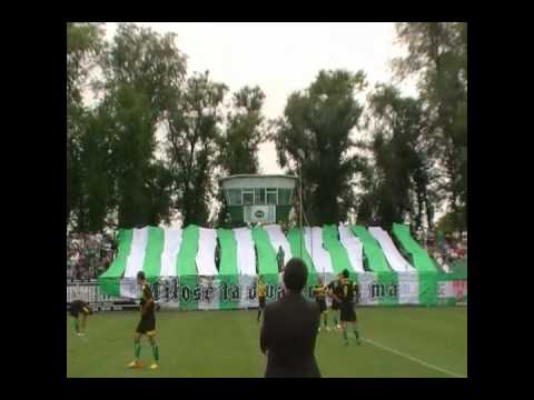 Miłośc ta dwa kolory ma - Oprawa Ultras Radomiak Radom