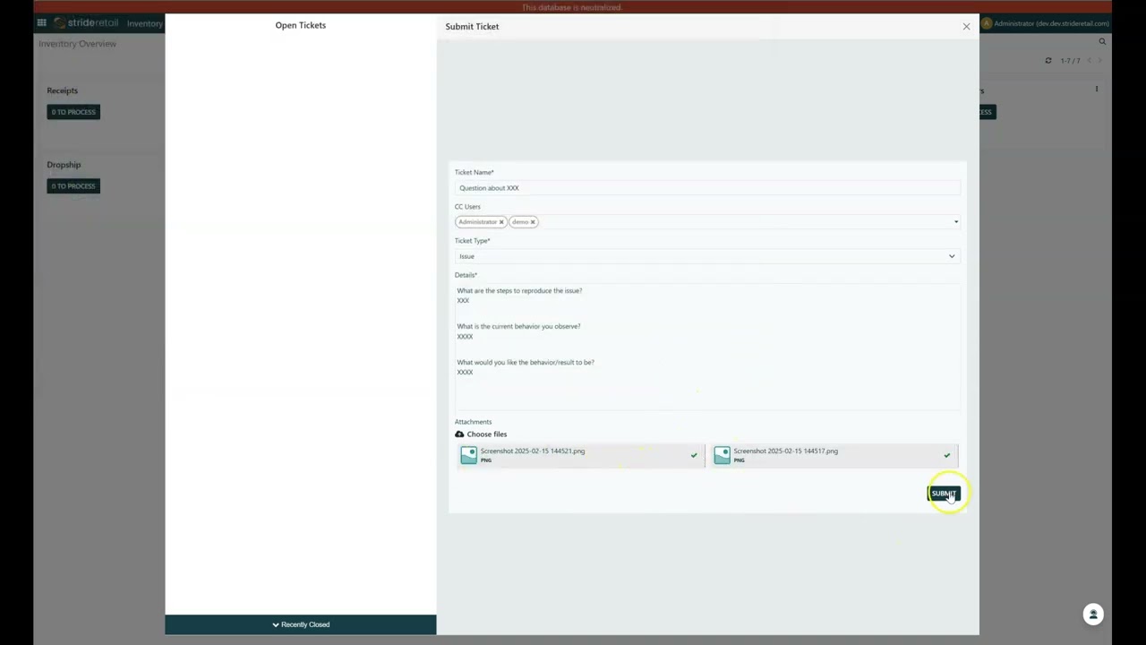 Stride Integrated Support System