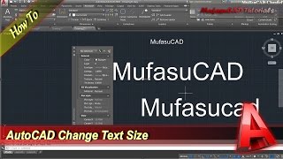 AutoCAD How To Change Text Size