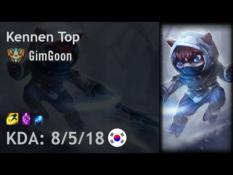 Kennen Top vs Rumble - GimGoon - KR Challenger Patch 6.19