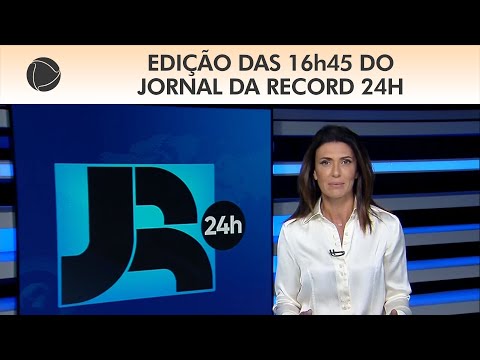 Jornal da Record 24h - Edição das 16h45 com Janine Borba (12/09/2019)