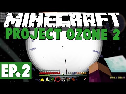 Minecraft Project Ozone 2 Kappa Mode! #2 [Modded HQM Skyblock]
