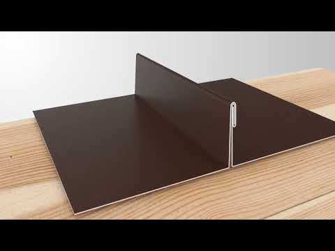 RoofArt Long strip roofing installation