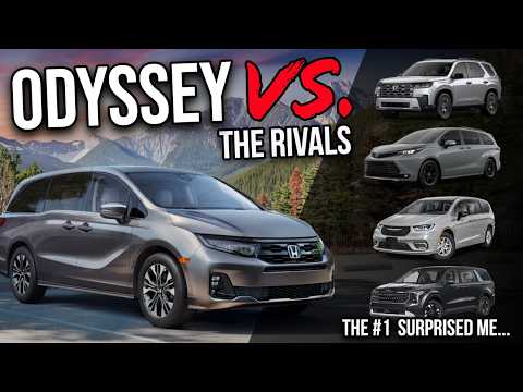 2026 Honda Odyssey vs Sienna, Carnival & Pacifica — Real Minivan Comparison