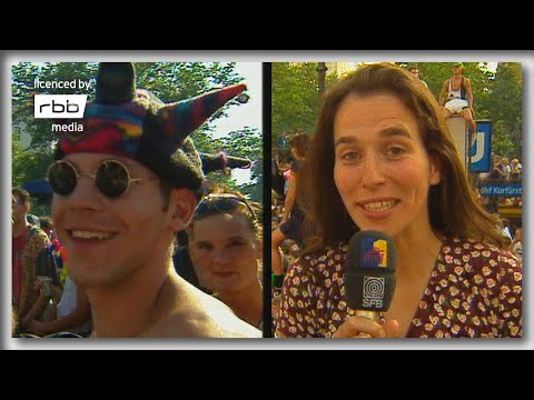 Love Parade 1995 in Berlin | Moderiert von Anne Will