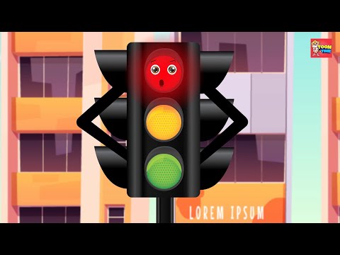 Traffic Lights Song - Red Light Red Light What do you say?