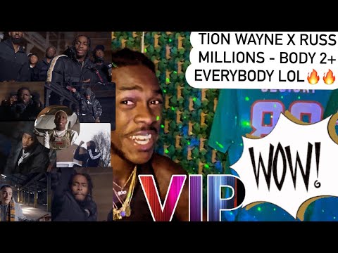 AMERICAN REACTS TO (TION WAYNE X RUSSMILLIONS - BODY 2( PLUS) EVERYBODY 😂 IS DANCE DRILL 🤔🔋🔋🔥🔥