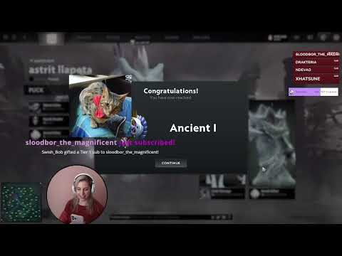 Sheever Finally Reached Ancient Rank first Time in Her Life - Dota 2