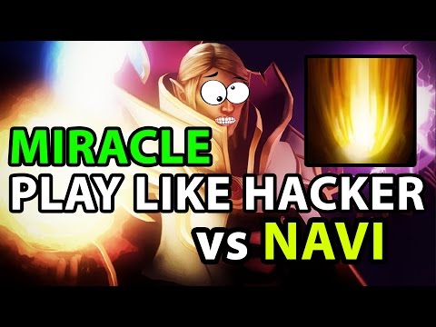 Dota 2 Miracle Invoker vs NAVI - Playing like HACKING