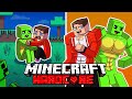 I Survived 100 DAYS As MIKEY From MAIZEN In HARDCORE Minecraft