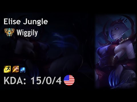 Elise Jungle vs Nunu - Wiggily - NA Challenger Patch 7.12