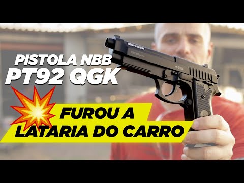 ???? Furou A Lataria Do Carro PT92 NBB Da QGK Esfera De Aço 4.5MM REVIEW