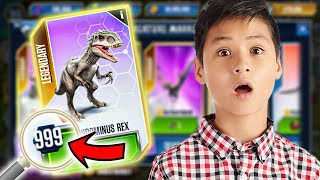 How To Get 999 DINOSAURS GLITCH 2023! | Jurassic World: The Game