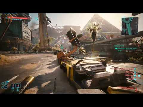 Cyberpunk 2077 med path tracing på PC - gameplay ur Phantom Liberty