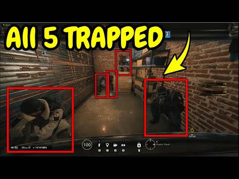 Locking ALL Defending Team Players In a Small Room | 300 IQ Counter to Montagne - Rainbow Six Siege