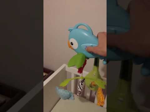 Музыкальная карусель на кроватку Fisher Price Rainforest Friends 3-in-1 Musical Mobile CHR11