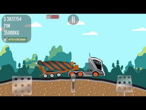 Trucker Joe we transport on a new trailer concrete for construction