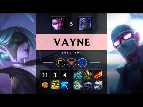 Vayne Top vs Shen - EUW Grandmaster Patch 25.S1.2