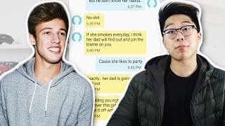 Pranking the NICEST GUY with Cameron Dallas &#39;She Bad&#39; Lyrics!!