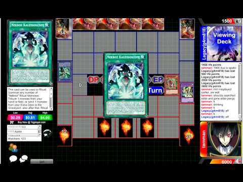 Competitive Yugioh Duels : Spirit Beast (2nd highest rated player) vs Nekroz : No Denko, No Hope
