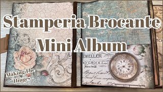 STAMPERIA BROCANTE MINI ALBUM * MAKING THE HINGES * PART 4