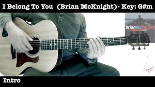 I Belong To You (Brian McKnight) - R&amp;B Guitar Tutorial