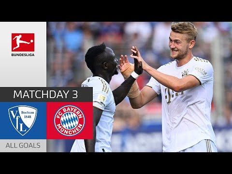 Mané & de Ligt Score in Goal Festival | VfL Bochum - FC Bayern München 0-7 | All Goals | Matchday 3