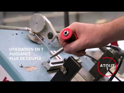 Jeu de 3 porte-embouts, 1 poignée et embouts sur carte - XL3 MOB