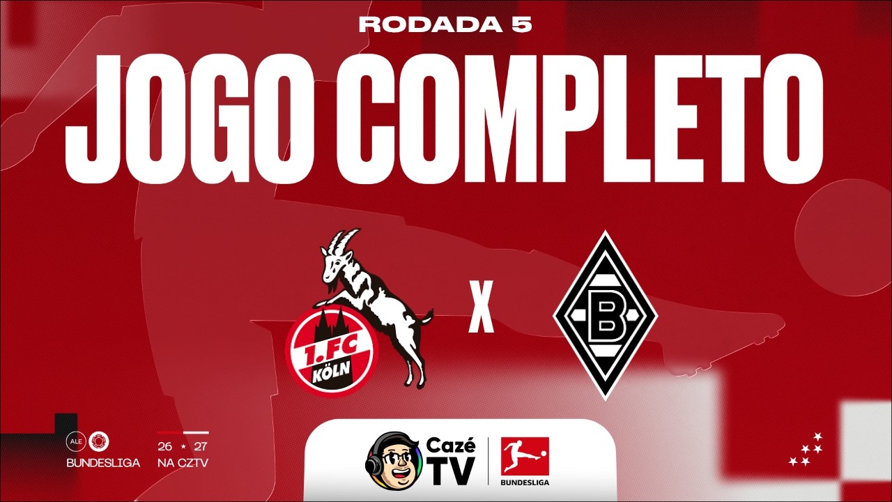 JOGO COMPLETO: FC KÖLN X BORUSSIA MÖNCHENGLADBACH | BUNDESLIGA 26/27 | 5ª RODADA