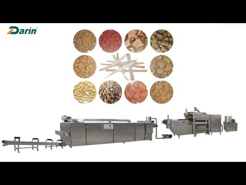 , title : 'Soya Protein Extruding Line/How It's Made Textured Vegetable Protein (TVP)/Soya Nuggets Machine'