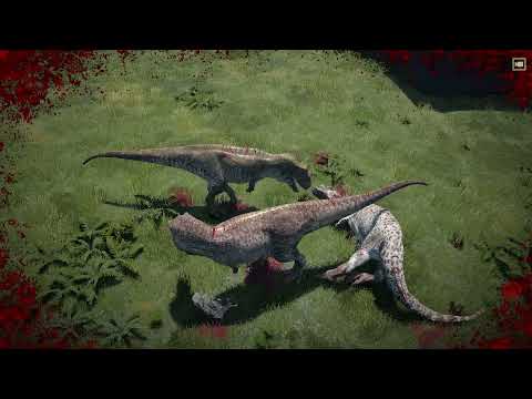 Rex vs Giga(1v2)-The Isle Legacy Gameplay